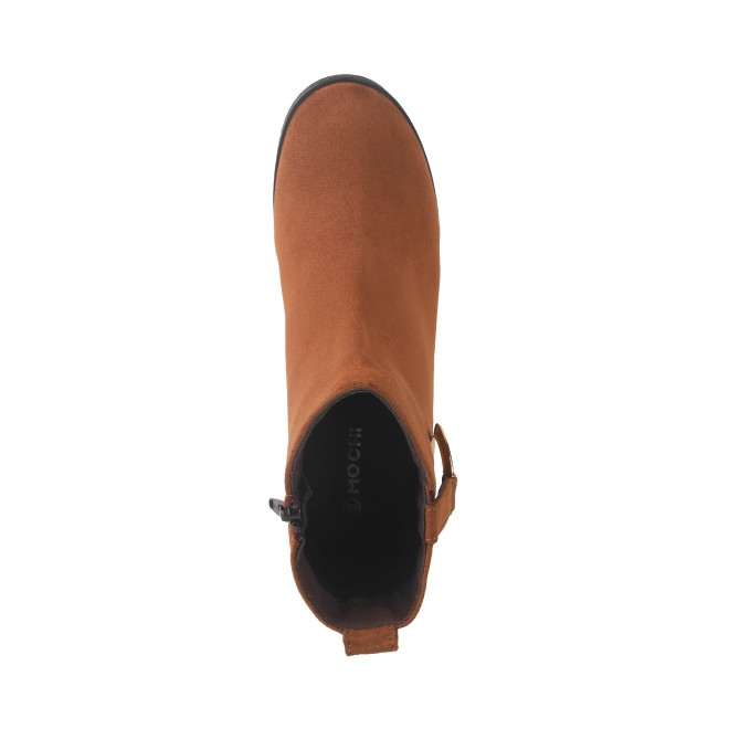 Mochi Women Tan Party Boots (SKU: 31-656-23-37)