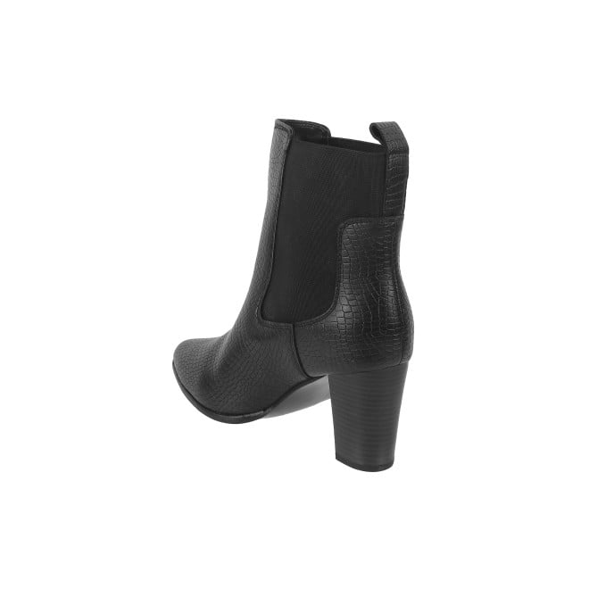 Mochi Women Black Casual Boots (SKU: 31-688-11-36)