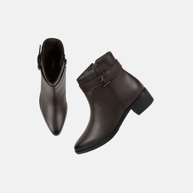 Mochi Women Brown Party Boots (SKU: 31-69-12-36)