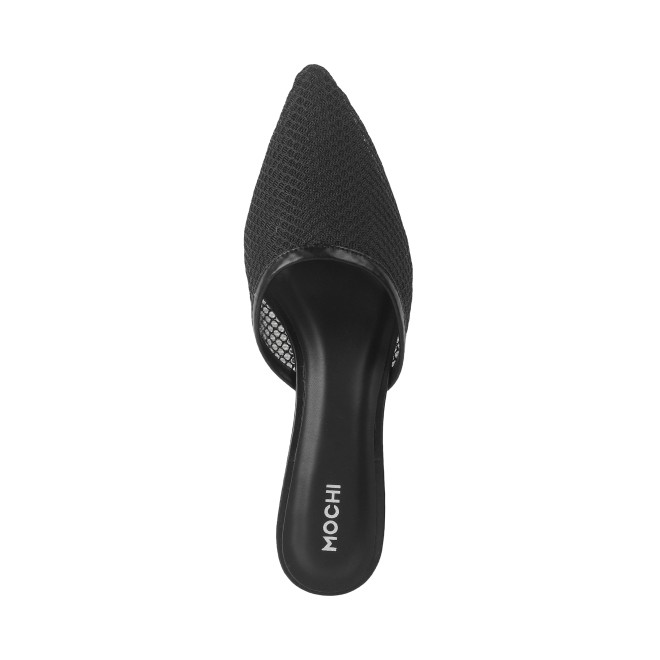 Mochi Women Black Formal Slip Ons (SKU: 31-692-11-37)