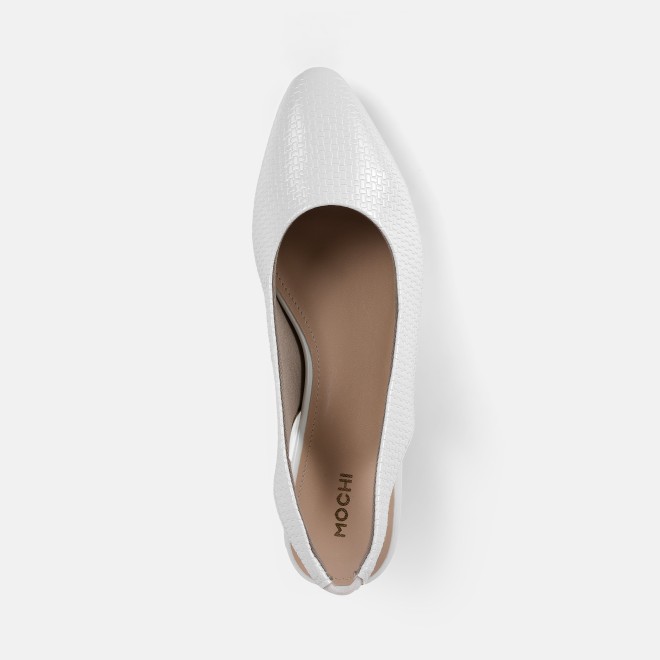 Mochi Women White Formal Sandals (SKU: 31-700-16-36)