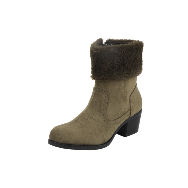 Mochi Women Olive Party Boots (SKU: 31-710-49-36)
