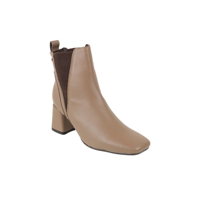 Mochi Women Beige Party Boots (SKU: 31-715-20-36)