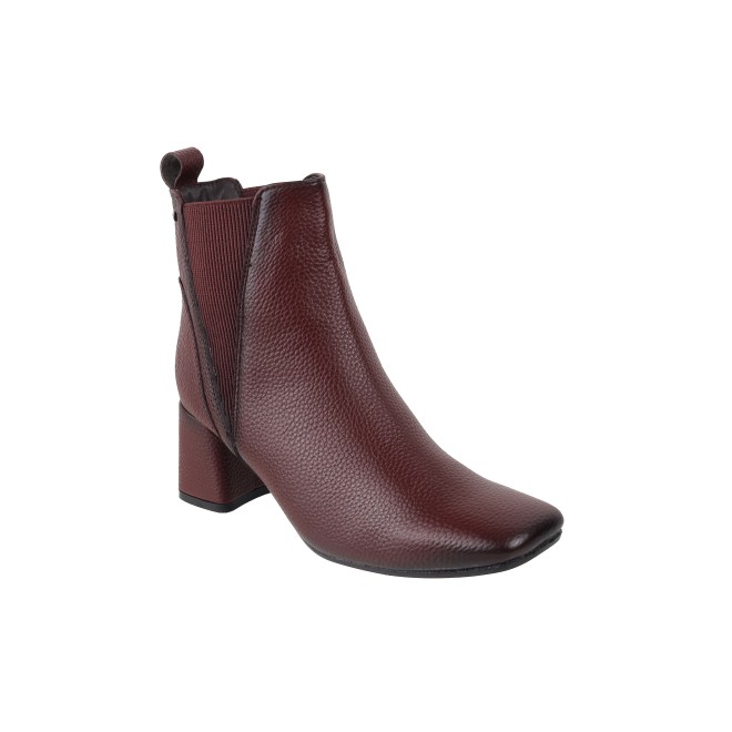 Mochi Women Maroon Party Boots (SKU: 31-715-44-36)