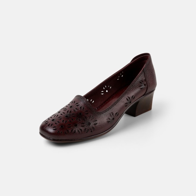 Mochi Women Maroon Formal Pumps (SKU: 31-753-44-37)