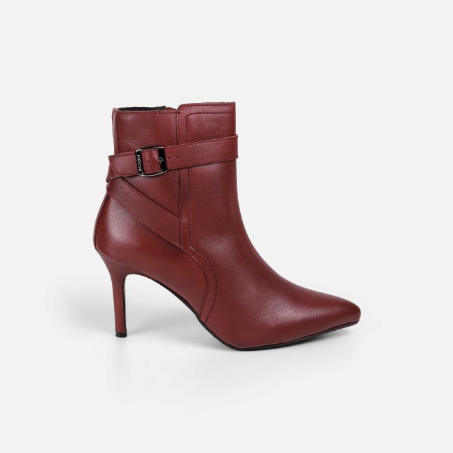 Mochi Women Maroon Party Boots (SKU: 31-754-44-36)