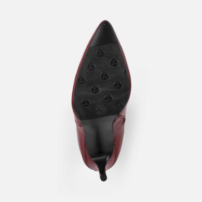 Mochi Women Maroon Party Boots (SKU: 31-754-44-36)