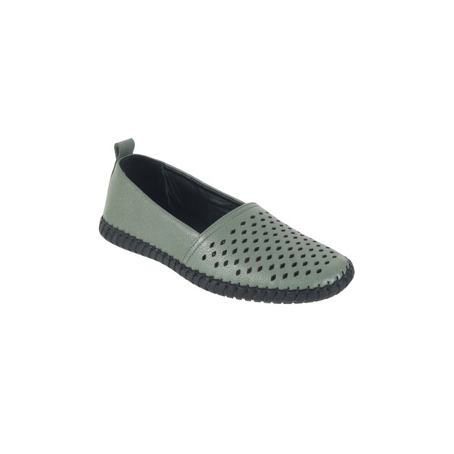 Mochi Women Green Casual Ballerinas (SKU: 31-758-21-36)
