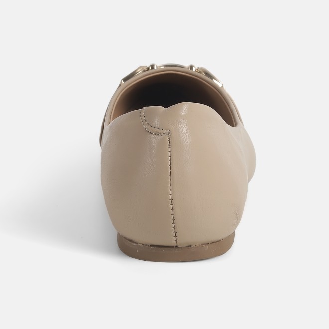 Mochi Women Beige Casual Ballerinas (SKU: 31-764-20-36)