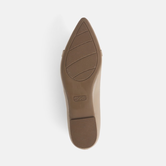 Mochi Women Beige Casual Ballerinas (SKU: 31-764-20-36)