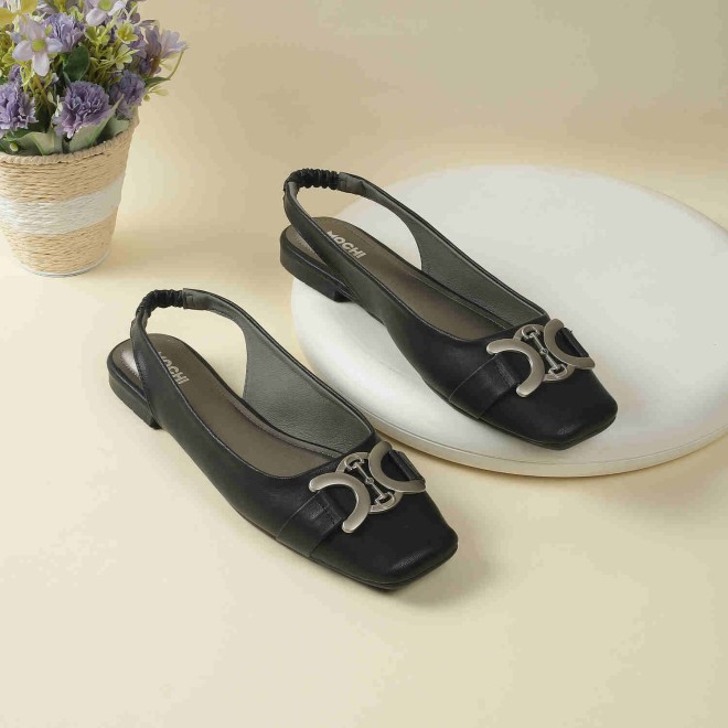 Mochi Women Black Casual Clogs (SKU: 31-765-11-36)