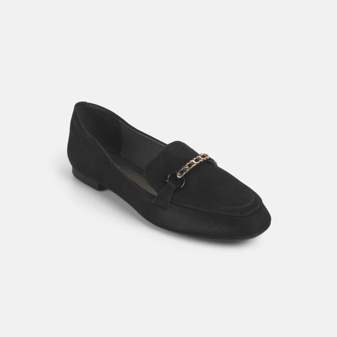Mochi Women Black Casual Ballerinas