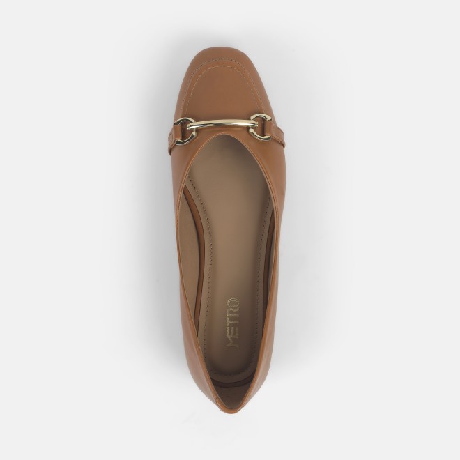 Mochi Women Tan Casual Ballerinas (SKU: 31-774-23-37)