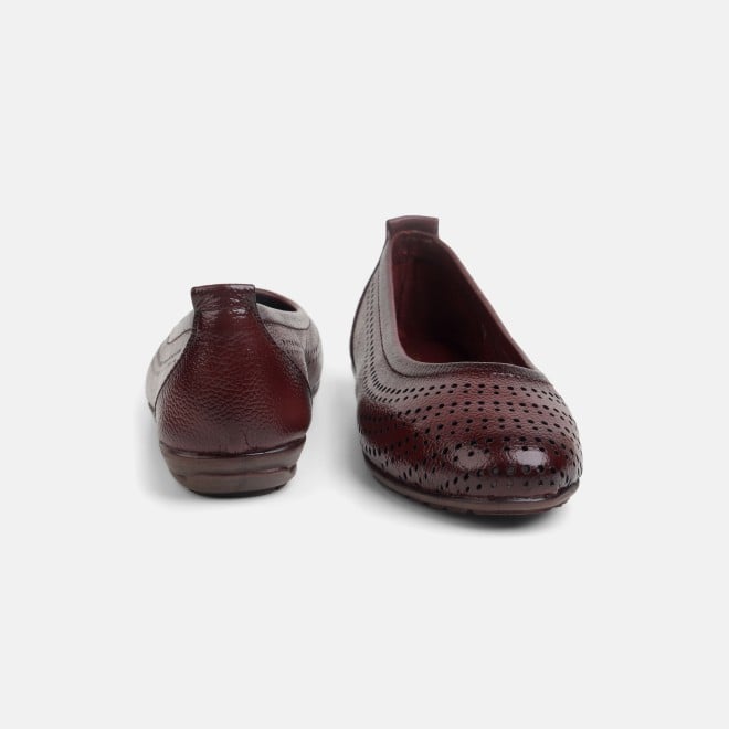 Mochi Women Maroon Casual Ballerinas (SKU: 31-800752-44-36)