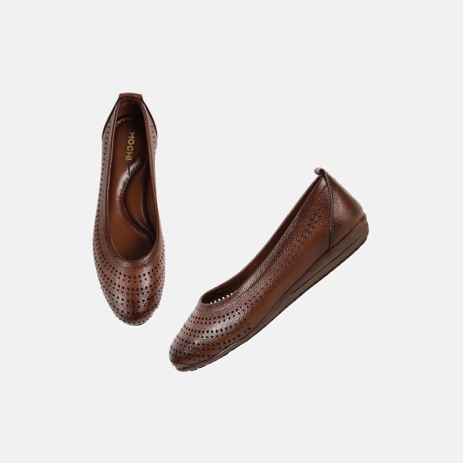 Mochi Women Rust Casual Ballerinas (SKU: 31-800752-91-35)