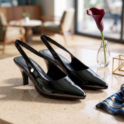 Women Black Formal Sandals