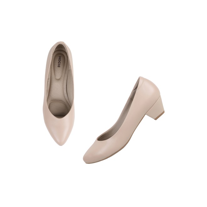 Mochi Women Beige Formal Pumps (SKU: 31-804833-20-36)