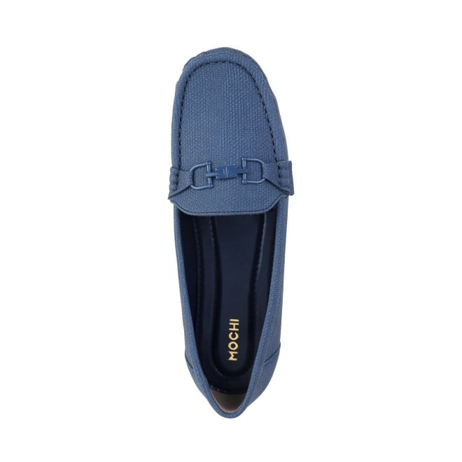 Mochi Women Blue Casual Loafers (SKU: 31-805-45-37)