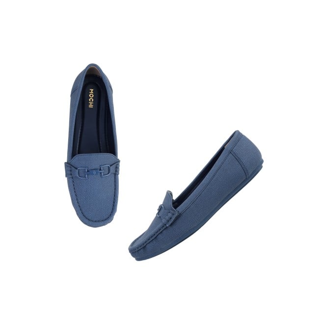 Mochi Women Blue Casual Loafers (SKU: 31-805-45-37)