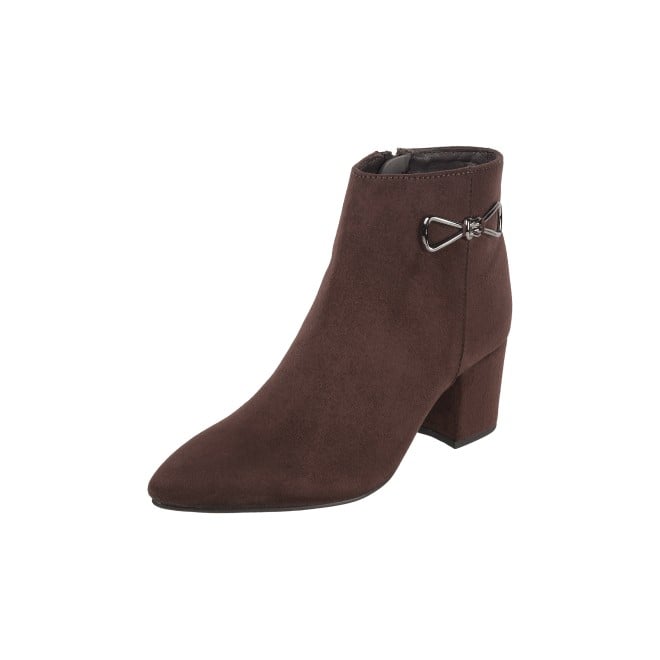 Mochi Women Brown Formal Boots (SKU: 31-81-35-36)
