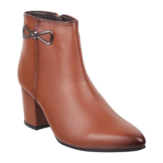 Mochi Women Tan Party Boots (SKU: 31-81-23-36)