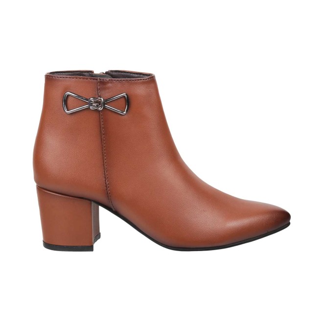 Mochi Women Tan Party Boots (SKU: 31-81-23-36)