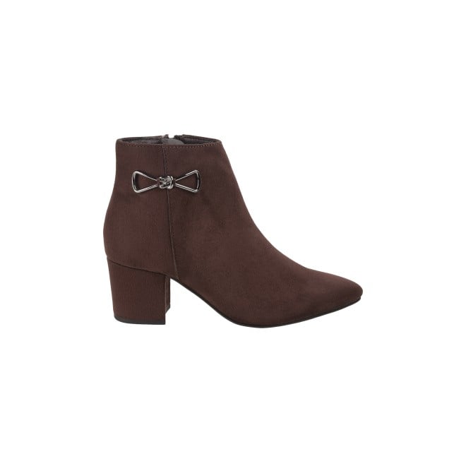 Mochi Women Brown Formal Boots (SKU: 31-81-35-36)