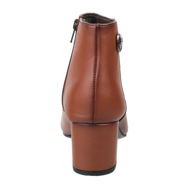 Mochi Women Tan Party Boots (SKU: 31-81-23-36)