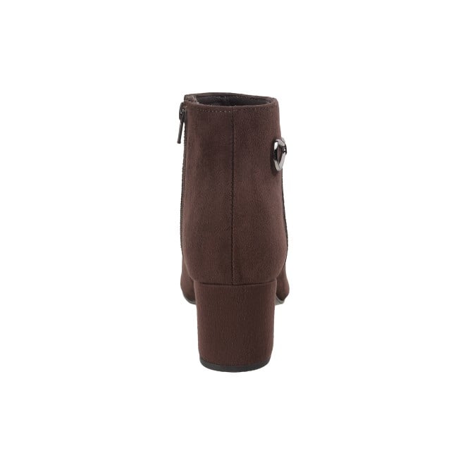 Mochi Women Brown Formal Boots (SKU: 31-81-35-36)