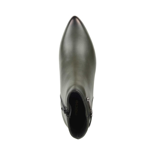 Mochi Women Olive Party Boots (SKU: 31-81-49-36)