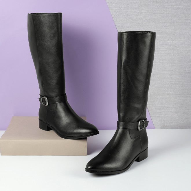 Mochi Women Black Casual Boots (SKU: 31-816-11-36)