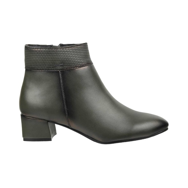 Mochi Women Olive Party Boots (SKU: 31-82-49-36)