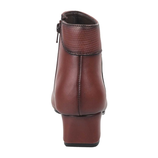 Mochi Women Maroon Party Boots (SKU: 31-82-44-36)