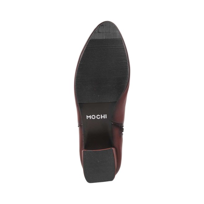 Mochi Women Maroon Party Boots (SKU: 31-82-44-36)