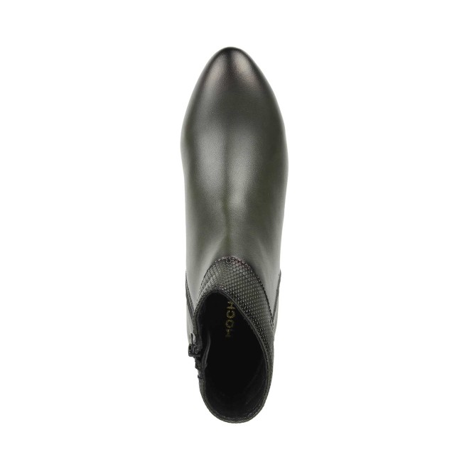 Mochi Women Olive Party Boots (SKU: 31-82-49-36)