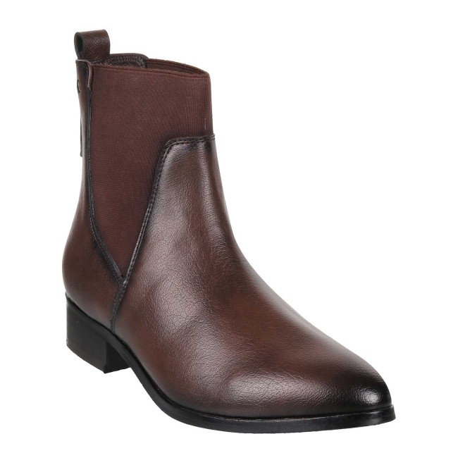 Mochi Women Brown Party Boots (SKU: 31-84-12-36)