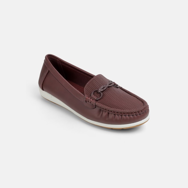 Mochi Women Maroon Casual Loafers (SKU: 31-852-44-36)