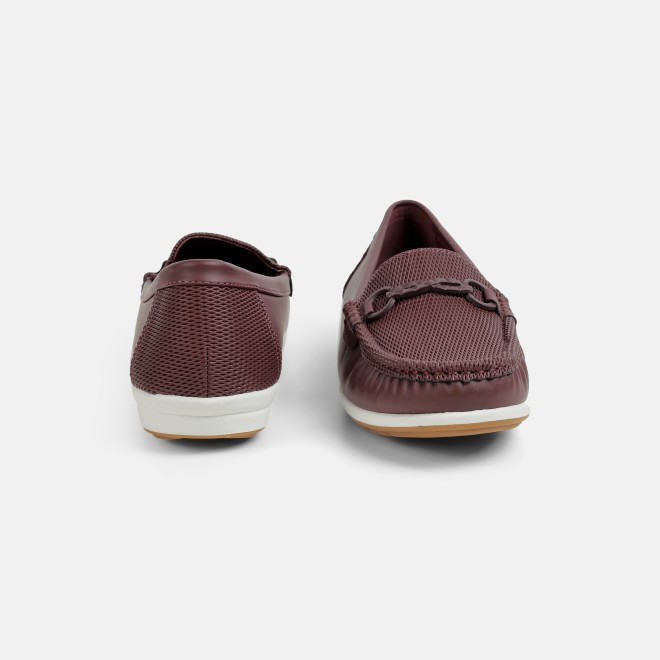 Mochi Women Maroon Casual Loafers (SKU: 31-852-44-36)