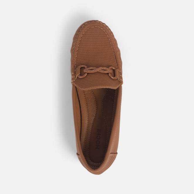 Mochi Women Tan Casual Loafers (SKU: 31-852-23-36)