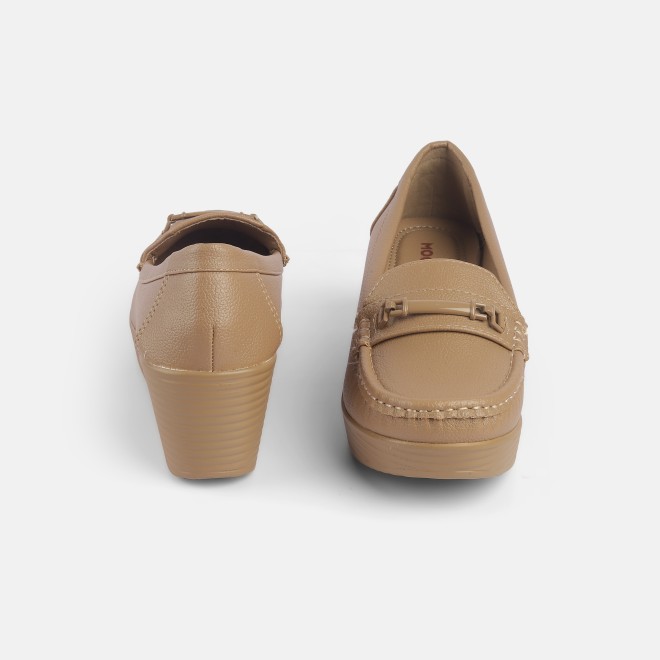 Mochi Women Brown Casual Loafers (SKU: 31-855-12-36)