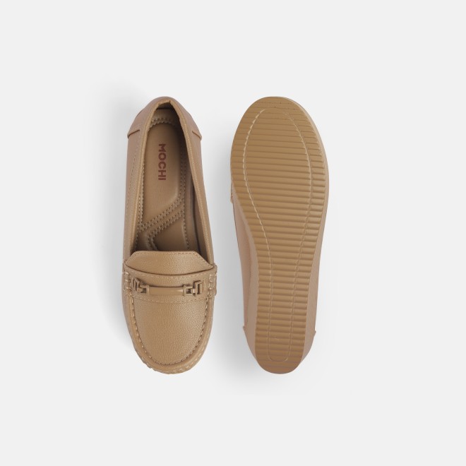 Mochi Women Brown Casual Loafers (SKU: 31-855-12-36)