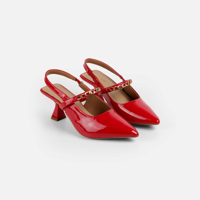 Mochi Women Red Formal Sandals (SKU: 31-876-18-37)