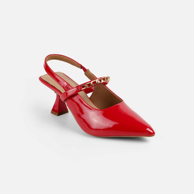 Mochi Women Red Formal Sandals (SKU: 31-876-18-37)