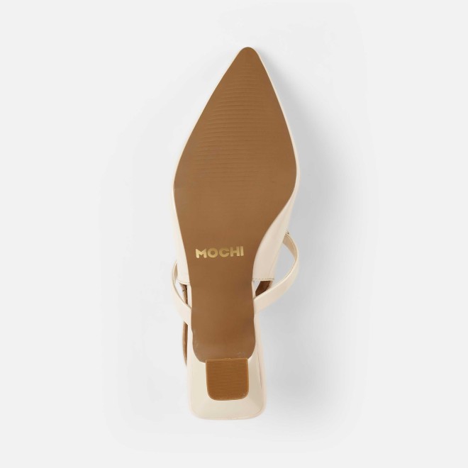 Mochi Women Beige Formal Sandals (SKU: 31-876-20-40)