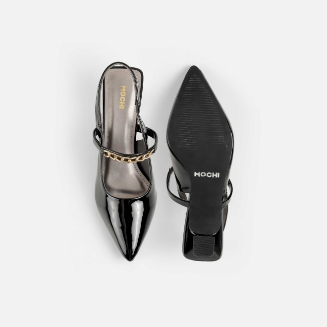 Mochi Women Black Formal Sandals (SKU: 31-876-11-37)