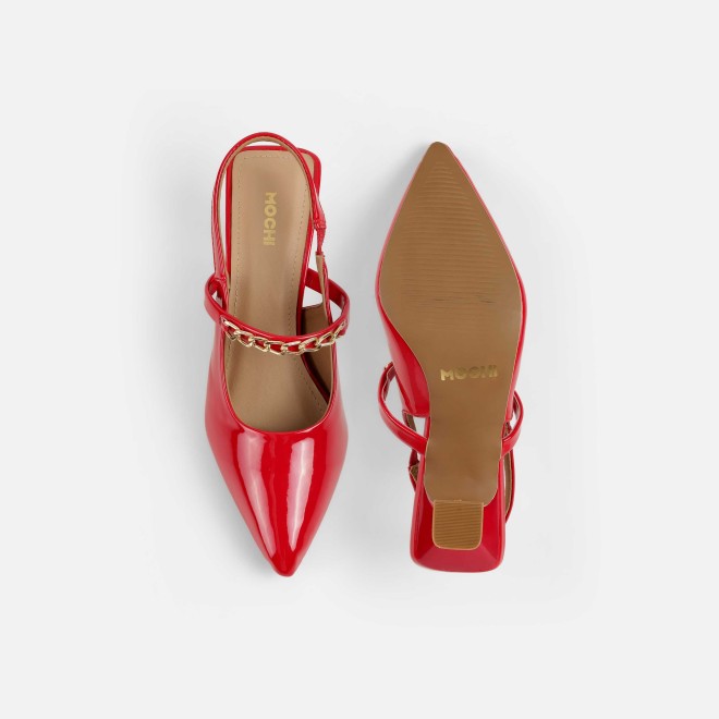 Mochi Women Red Formal Sandals (SKU: 31-876-18-37)