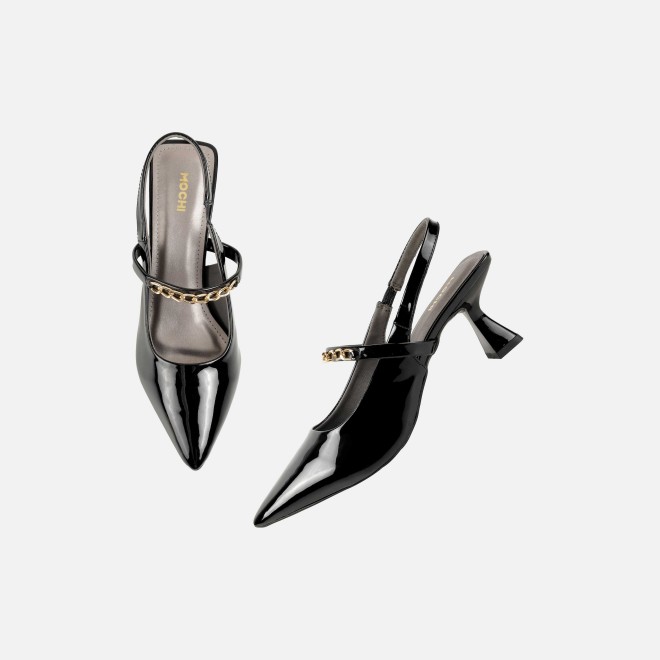 Mochi Women Black Formal Sandals (SKU: 31-876-11-37)