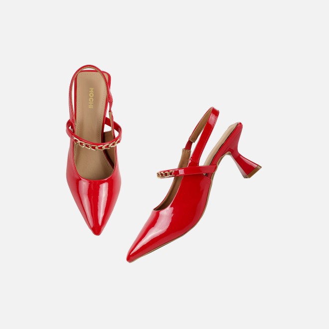 Mochi Women Red Formal Sandals (SKU: 31-876-18-37)