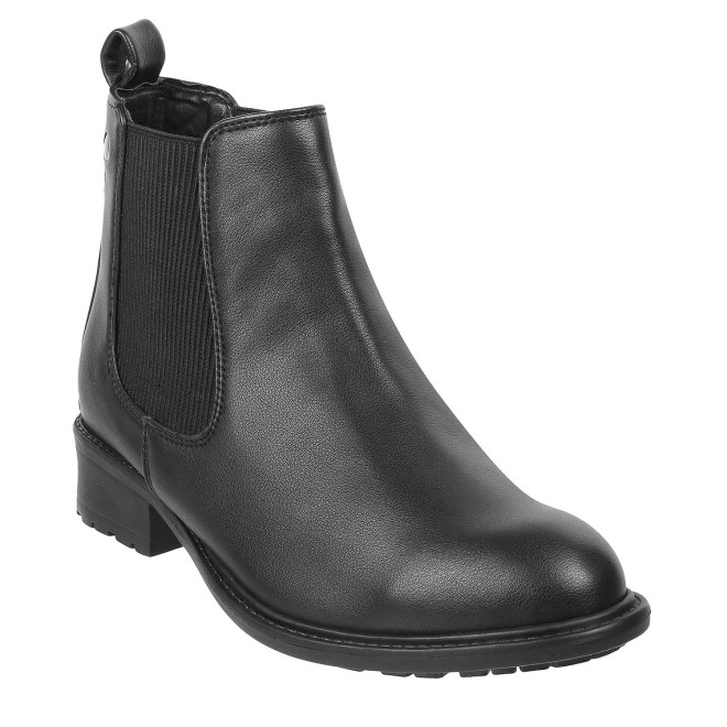 Mochi Women Black Casual Boots (SKU: 31-88-11-36)