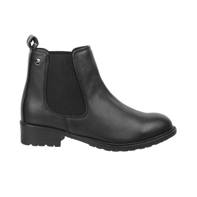 Mochi Women Black Casual Boots (SKU: 31-88-11-36)